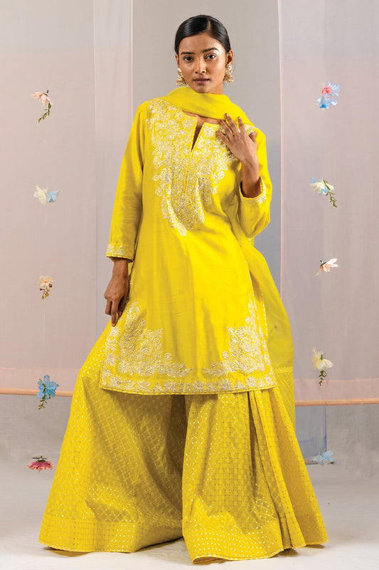 Kyra Zardozi Sharara Suit Set