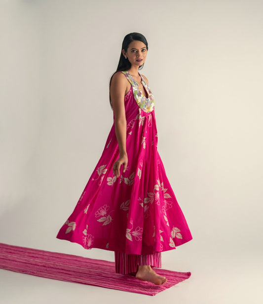 Fuchsia Anarkali