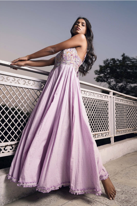 Halter Style Flared Kurta