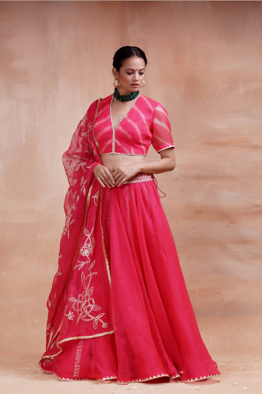 The Fuschia Pink Lehenga