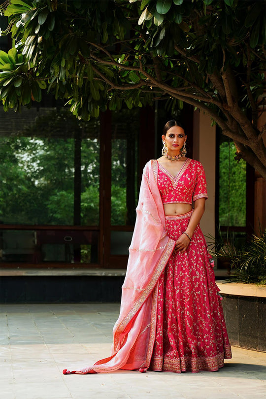 Kyra Fuchsia Pink Lehenga