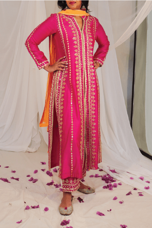 Kyra Chanderi Suit Set