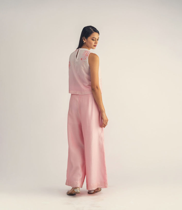 Shell Pink Top with Pants