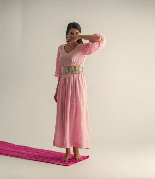 Kyra Belt with Pink Dress