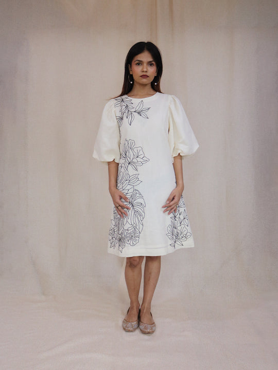 Ivory Sketcha Dress