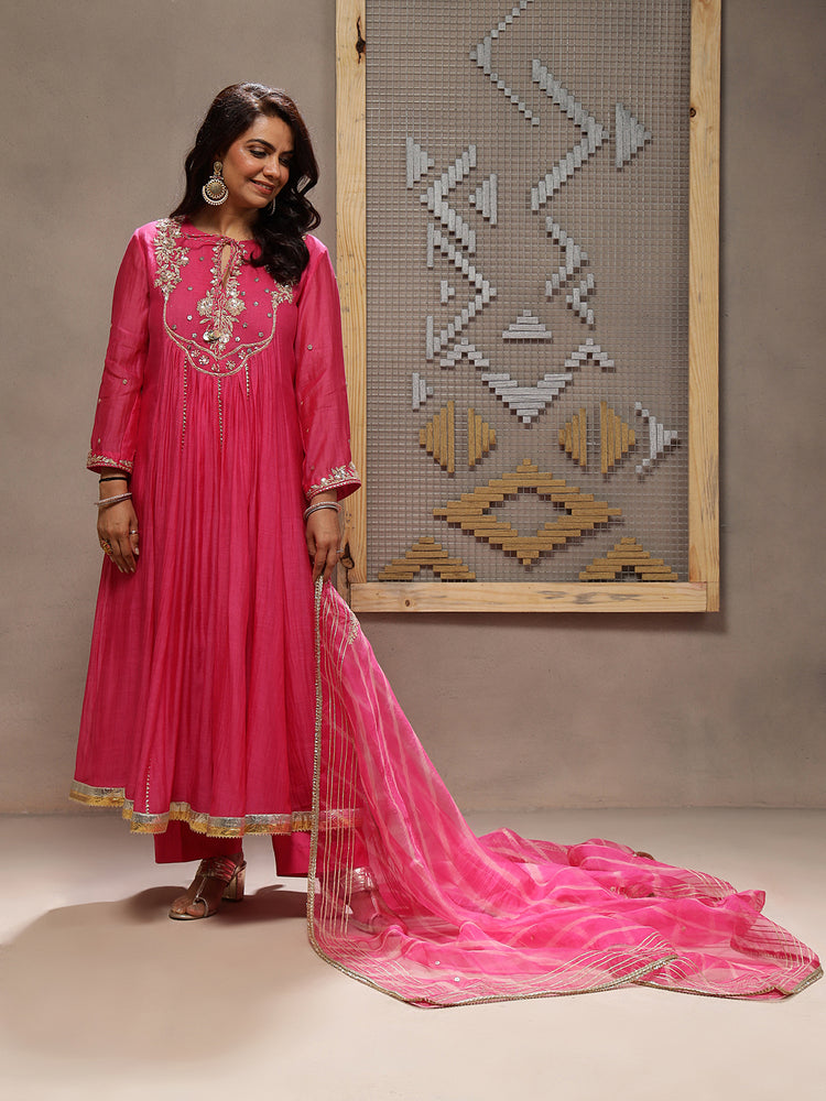 Wild Rose Anarkali
