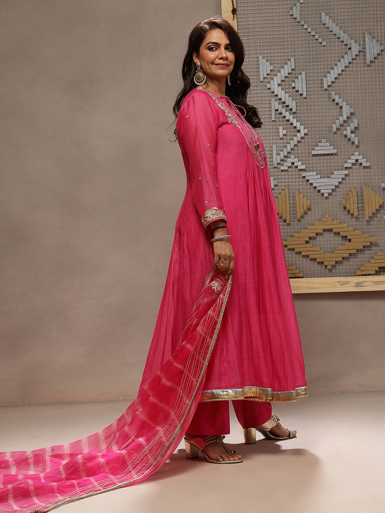 Wild Rose Anarkali