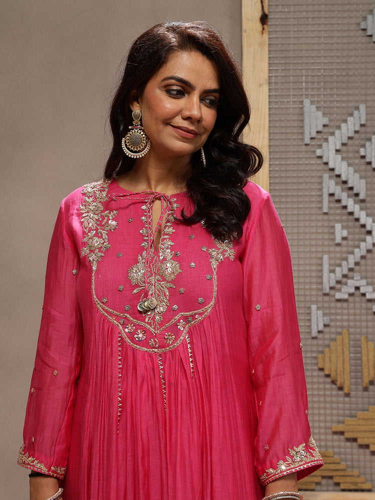 Wild Rose Anarkali