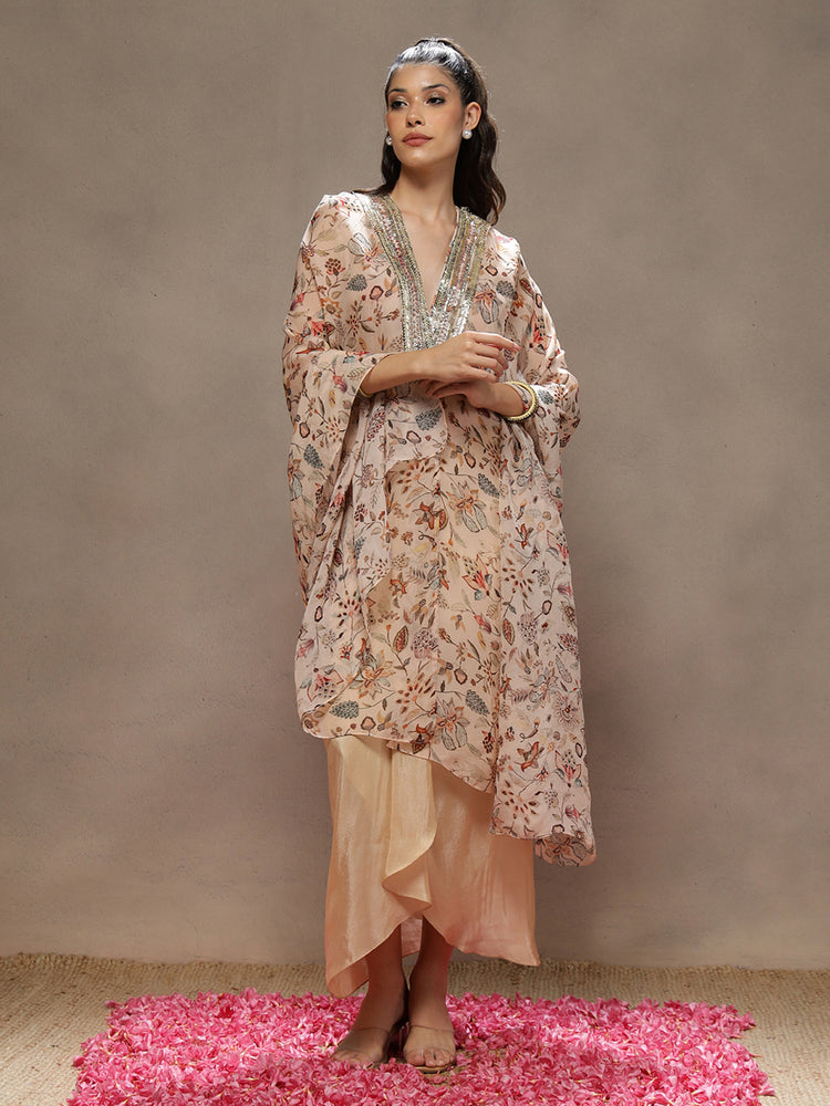 Roselle Bloom Cape Set